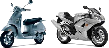 motorcycles